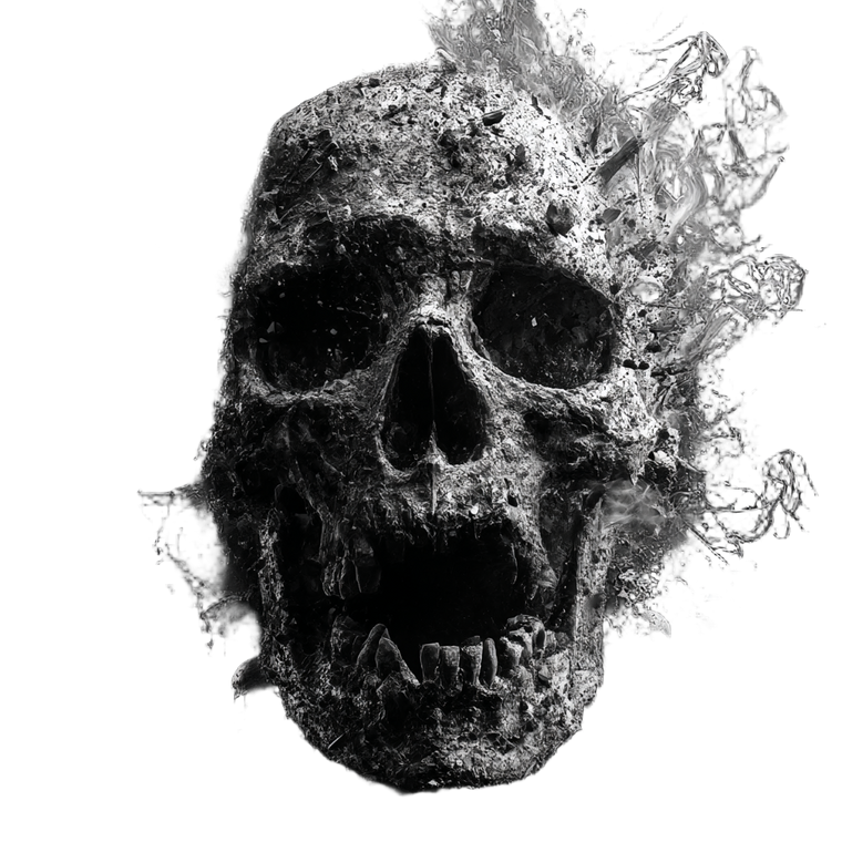 Shattered Skull Aura Vinyl Car Decal Sticker – Waterproof & UV-Resistant 6.826666666666667"