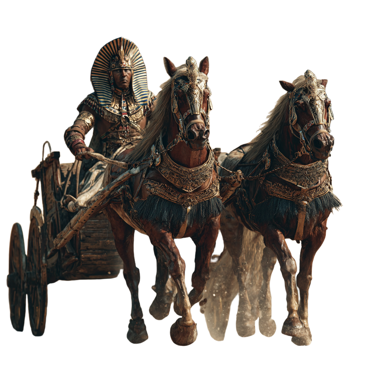 Egyptian Warrior Chariot V2 Vinyl Car Decal Sticker – Waterproof & UV-Resistant 3.4133333333333336"