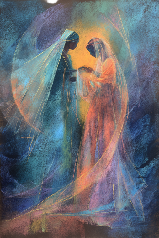 Ethereal Figures Veil Vinyl Car Decal Sticker – Waterproof & UV-Resistant 4.4