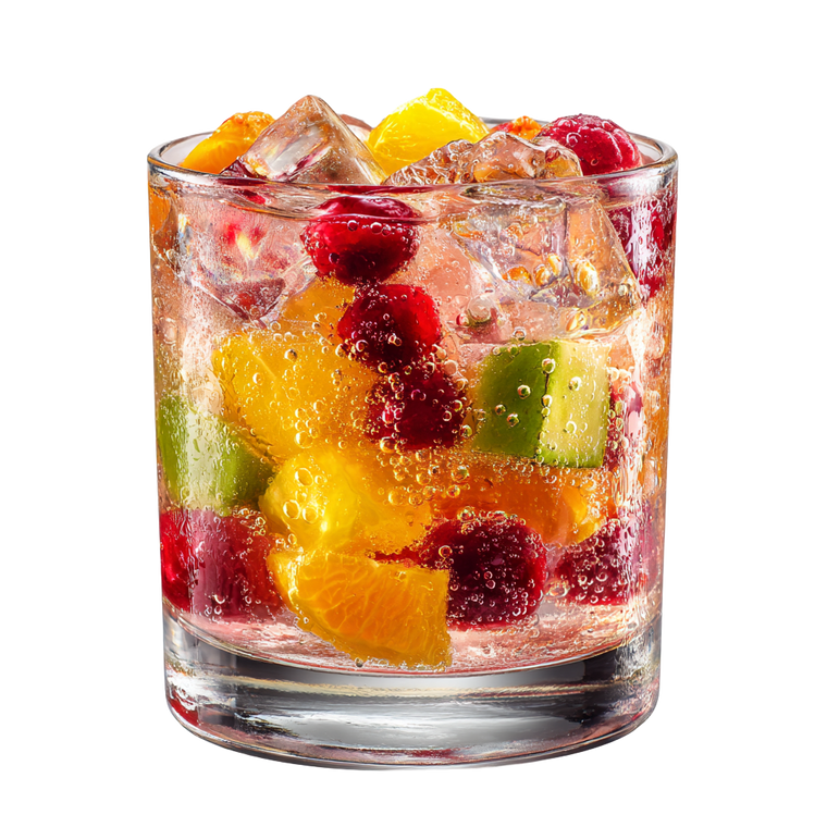 Fruit Cocktail Glass Vinyl Car Decal Sticker – Waterproof & UV-Resistant 3.4133333333333336"