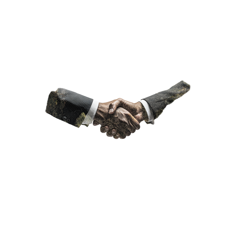 Business Handshake Ring Vinyl Car Decal Sticker – Waterproof & UV-Resistant 6.826666666666667"