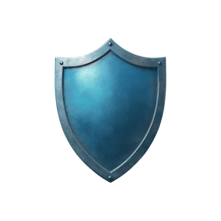Blue Shield Icon V2 Vinyl Car Decal Sticker – Waterproof & UV-Resistant 3.4133333333333336"