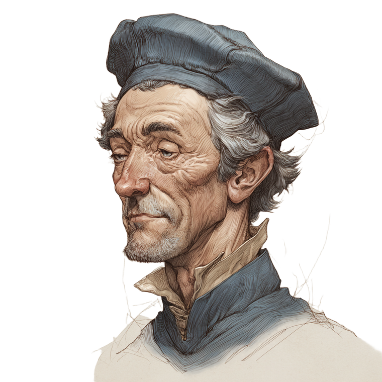 Elderly Dnd Man Vinyl Car Decal Sticker – Waterproof & UV-Resistant 3.4133333333333336"