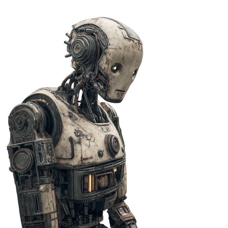 Humanoid Robot V12 Vinyl Car Decal Sticker – Waterproof & UV-Resistant 6.826666666666667"