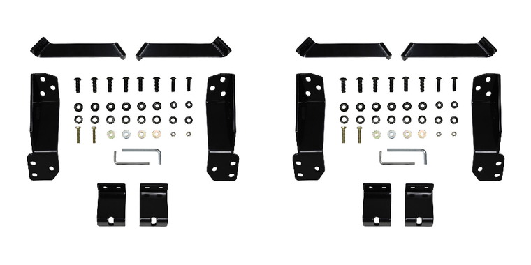 2x Upgrade Your Chevy Truck with Sturdy Sportsman Grille Guard Mounting Kit | Fits 2019-2022 Models