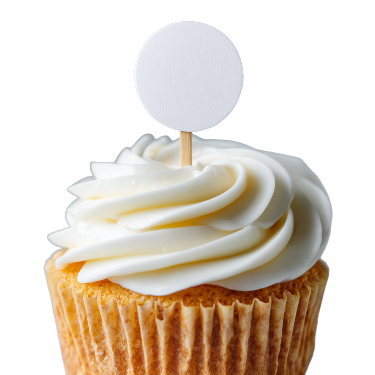 Cupcake With Topper Vinyl Car Decal Sticker – Waterproof & UV-Resistant 6.826666666666667"