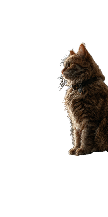 Wise Ginger Cat Vinyl Car Decal Sticker – Waterproof & UV-Resistant 10.2