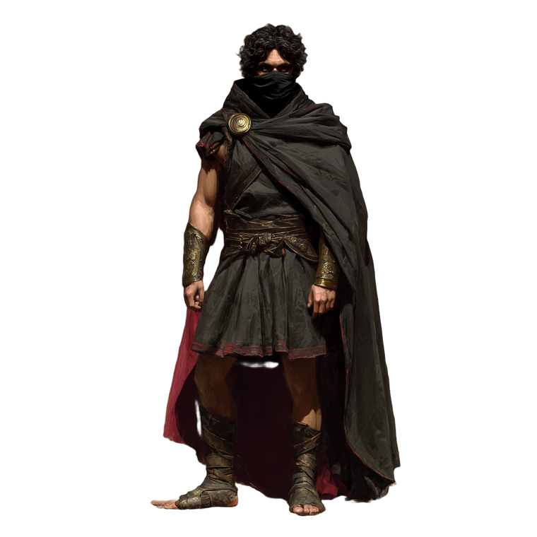 Fantasy Bandit Leader Vinyl Car Decal Sticker – Waterproof & UV-Resistant 3.4133333333333336"