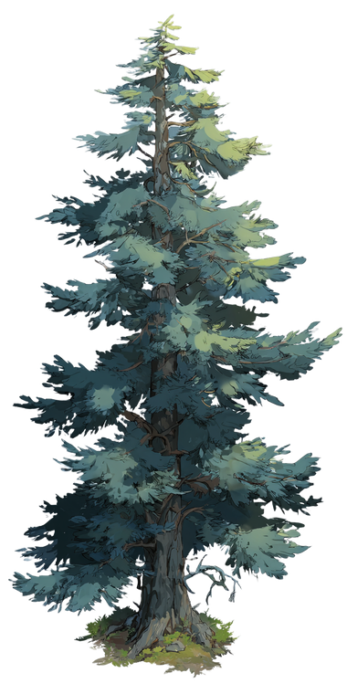 Single Tree V2 Vinyl Car Decal Sticker – Waterproof & UV-Resistant 10.2