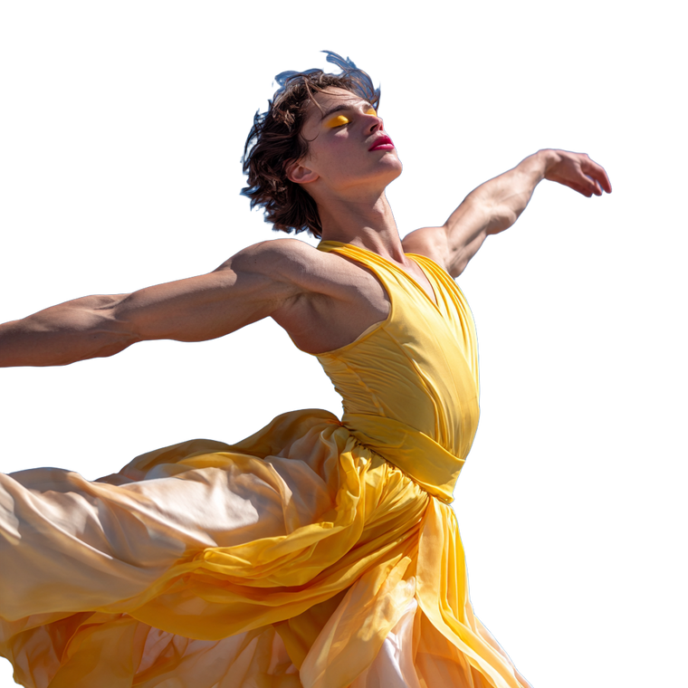 Ballet Dancer Portrait V2 Vinyl Car Decal Sticker – Waterproof & UV-Resistant 3.4133333333333336"