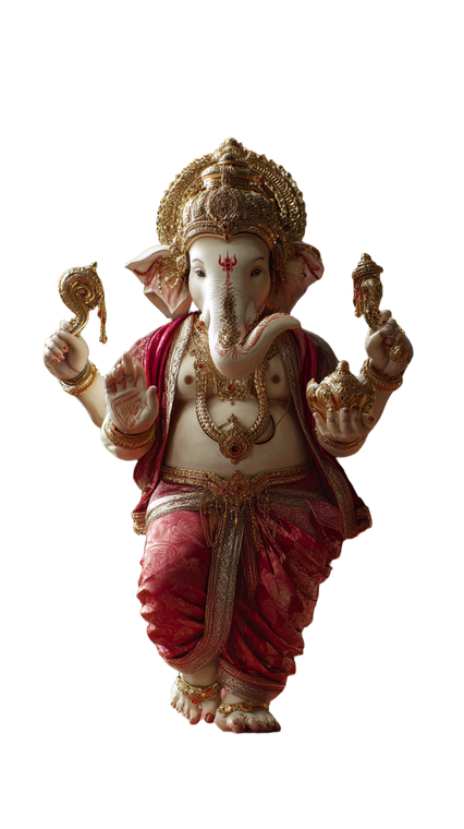 Lord Ganesh Statue Vinyl Car Decal Sticker – Waterproof & UV-Resistant 9.706666666666667"