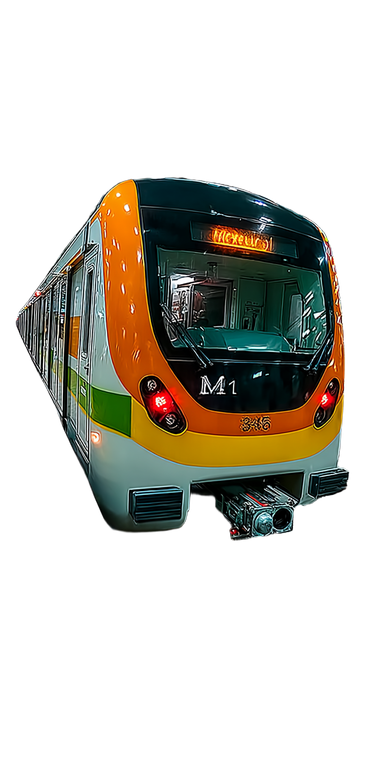 Metro Train Arrival Vinyl Car Decal Sticker – Waterproof & UV-Resistant 10.2