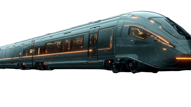 Cyberpunk Bullet Train V2 Vinyl Car Decal Sticker – Waterproof & UV-Resistant 5.4