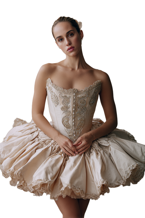 Ballerina Portrait V4 Vinyl Car Decal Sticker – Waterproof & UV-Resistant 4.4