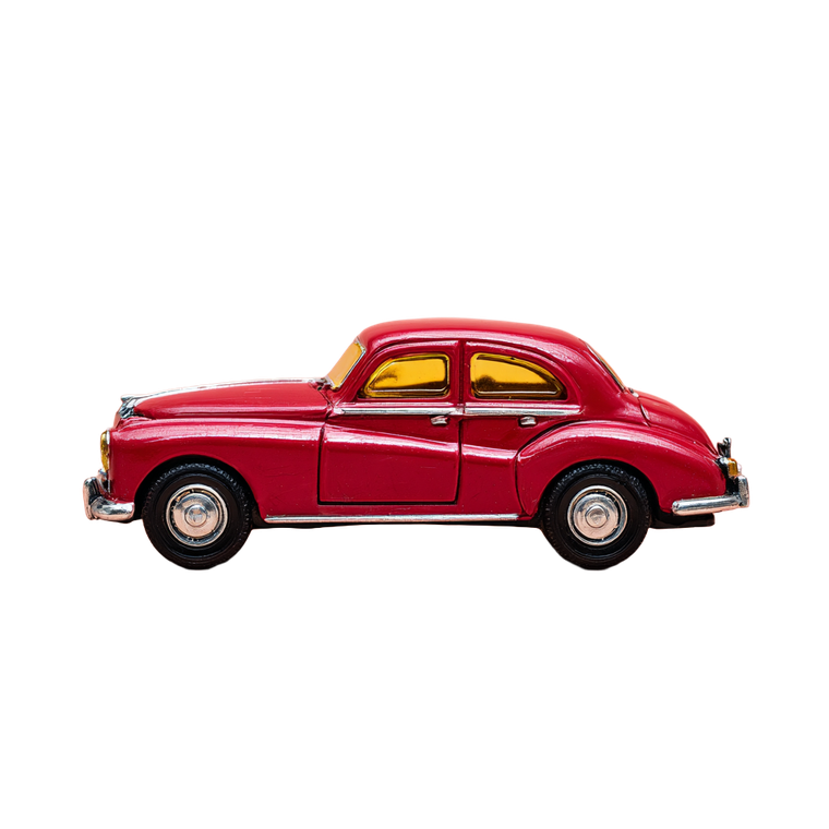 Vintage Toy Car Vinyl Car Decal Sticker – Waterproof & UV-Resistant 3.4133333333333336"