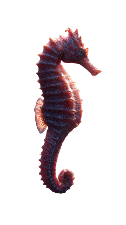 Majestic Seahorse Close-Up Vinyl Car Decal Sticker – Waterproof & UV-Resistant 4.8533333333333335"