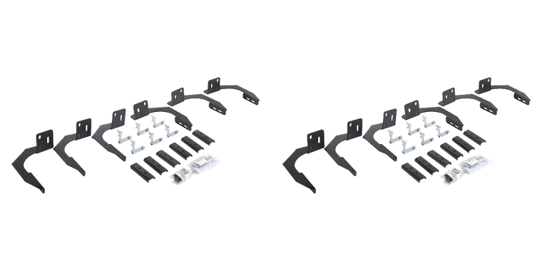 2x Heavy-Duty Steel Mounting Kit | Easy Install Brackets