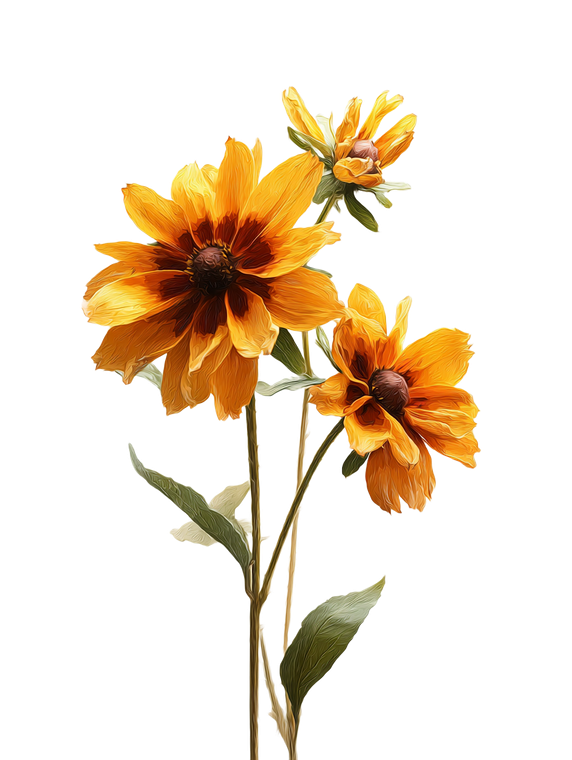 Autumn Forest Flowers Vinyl Car Decal Sticker – Waterproof & UV-Resistant 8.213333333333333"