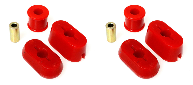 2x Revamp Your Ride! Energy Suspension Motor Mount | Fits 1998-2006 VW Jetta, Beetle, Golf | Reduce Wheel Hop, Resist Fluids | Polyurethane, Cushioned, Red