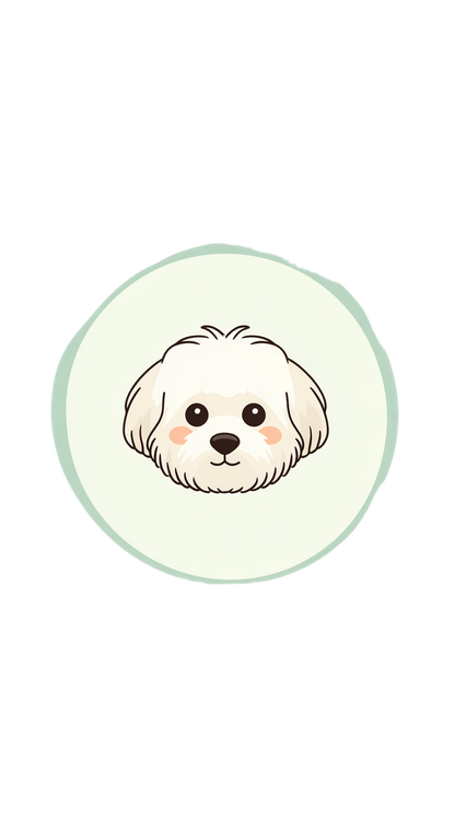 Cute Maltese Logo Vinyl Car Decal Sticker – Waterproof & UV-Resistant 9.706666666666667"