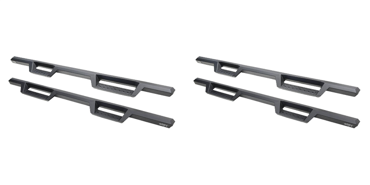 2x Enhance Your Ride with Westin Automotive HDX Nerf Bar | 3 Inch Square Straight | Powder Co. | Rocker Panel Mount