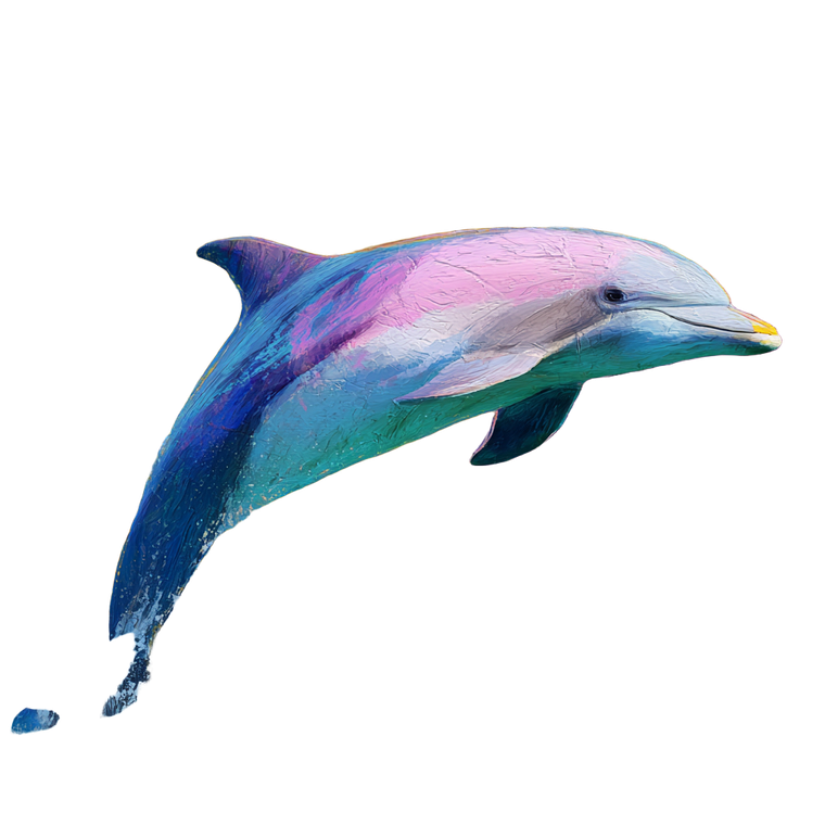 Abstract Dolphin Art Vinyl Car Decal Sticker – Waterproof & UV-Resistant 3.4133333333333336"