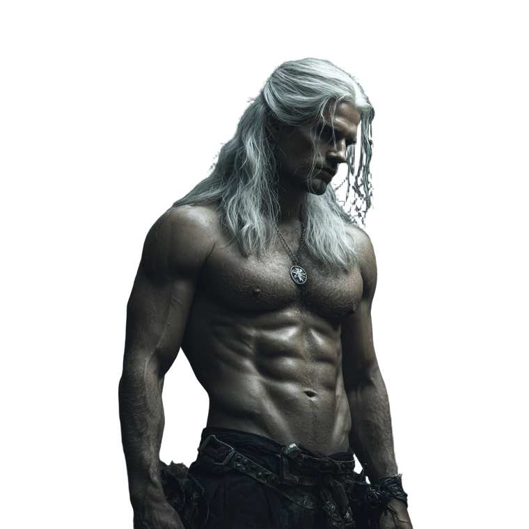 Young Witcher Man Vinyl Car Decal Sticker – Waterproof & UV-Resistant 3.4133333333333336"