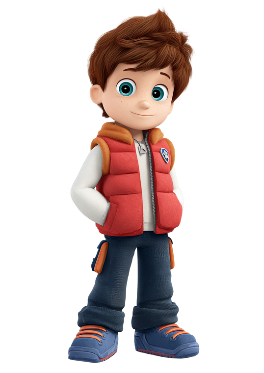 Paw Patrol Boy Vinyl Car Decal Sticker – Waterproof & UV-Resistant 4.373333333333333"