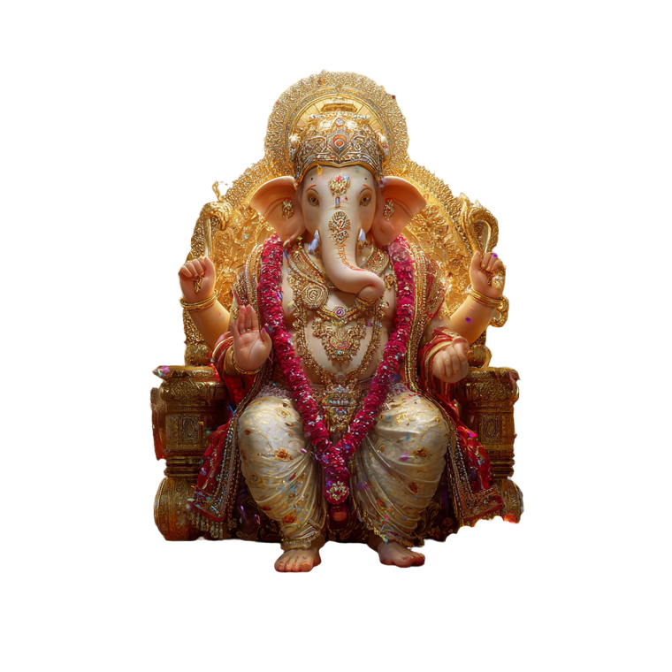 Lord Ganesha Portrait V5 Vinyl Car Decal Sticker – Waterproof & UV-Resistant 6.826666666666667"