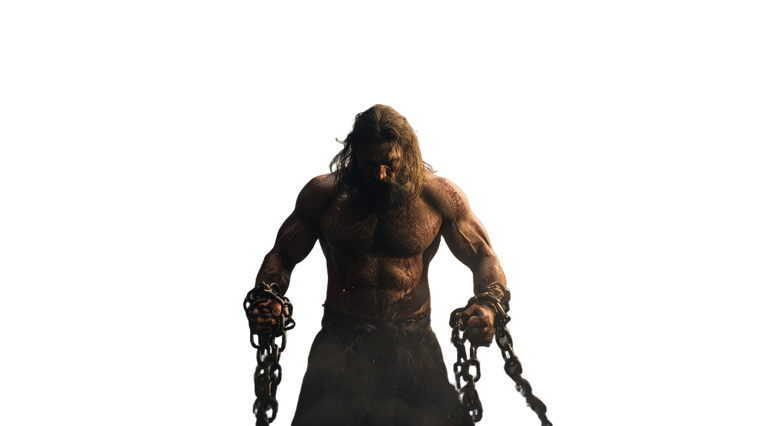 Chained Mythological Hero Vinyl Car Decal Sticker – Waterproof & UV-Resistant 5.4