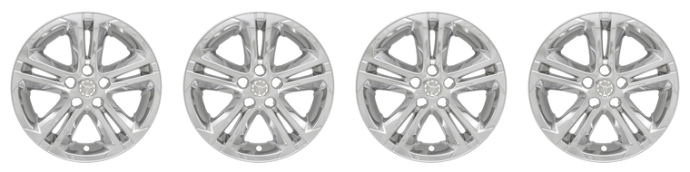 4x Luxurious Chrome ABS Wheel Skins | Fits 2016-2018 Chevrolet Cruze | Set Of 4