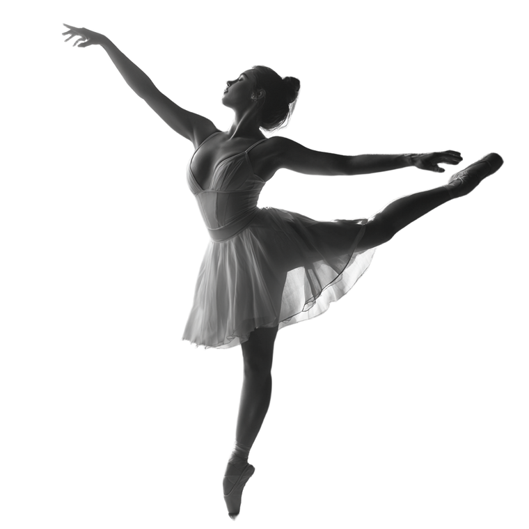 Ballet Dancer Arabesque V3 Vinyl Car Decal Sticker – Waterproof & UV-Resistant 6.826666666666667"