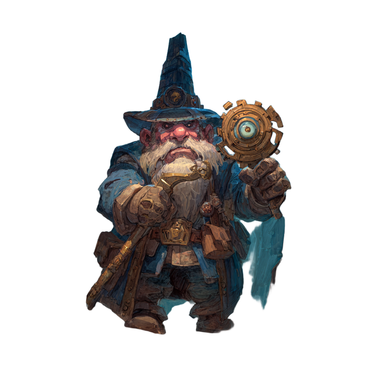 Dwarf Wizard Shouting Vinyl Car Decal Sticker – Waterproof & UV-Resistant 6.826666666666667"