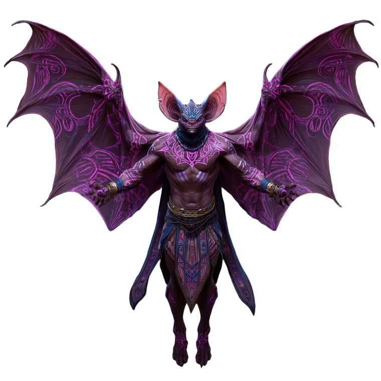 Bat-Humanoid Hybrid Vinyl Car Decal Sticker – Waterproof & UV-Resistant 3.4133333333333336"