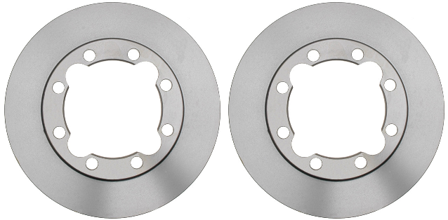 2x DODGE & GMC: Quiet, Cool & Vibration Free Brake Rotor | 1990-2000 Fitment | Raybestos