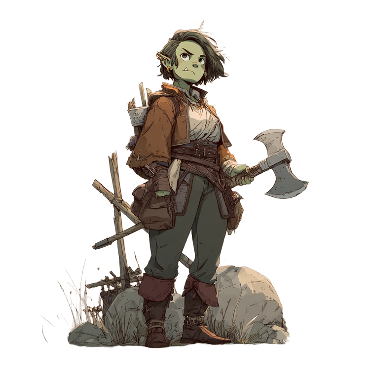 Orc Innkeeper Vinyl Car Decal Sticker – Waterproof & UV-Resistant 3.4133333333333336"
