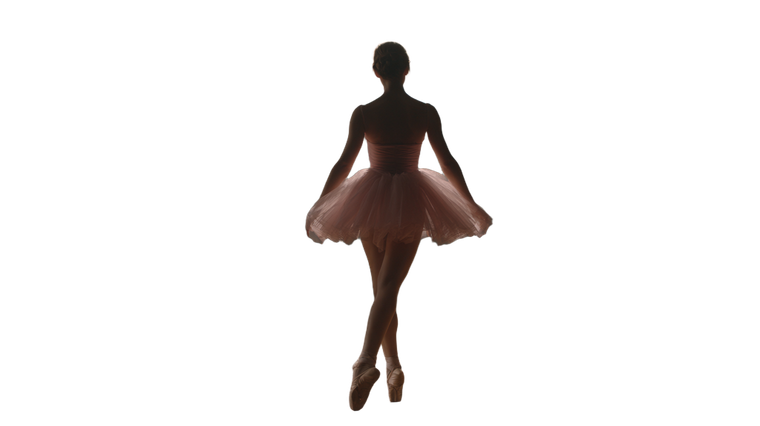 Ballerina In Spotlight Vinyl Car Decal Sticker – Waterproof & UV-Resistant 2.72"