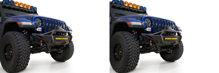 2x Addictive Desert Designs Bumper | Stealth Fighter For Jeep Gladiator JT, Wrangler, Wrangler JL | Modular Design, Bolt-On, Made In USA