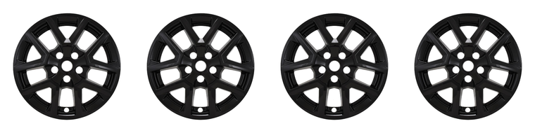 4x Upgrade Your Chevrolet Equinox Wheels | Gloss Black 17 Inch Wheel Skin Set Of 4