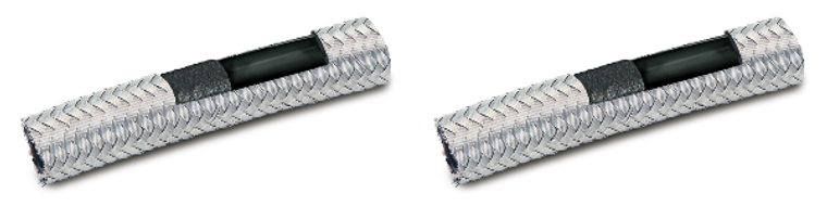 2x ProFlex -6 AN Braided Hose | 20ft Length, 1000 PSI, Stainless Steel Braid | All Hydrocarbon & Alcohol Fuels