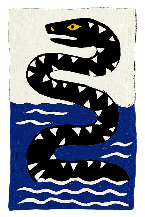 Snake River Print Vinyl Car Decal Sticker – Waterproof & UV-Resistant 8.96"