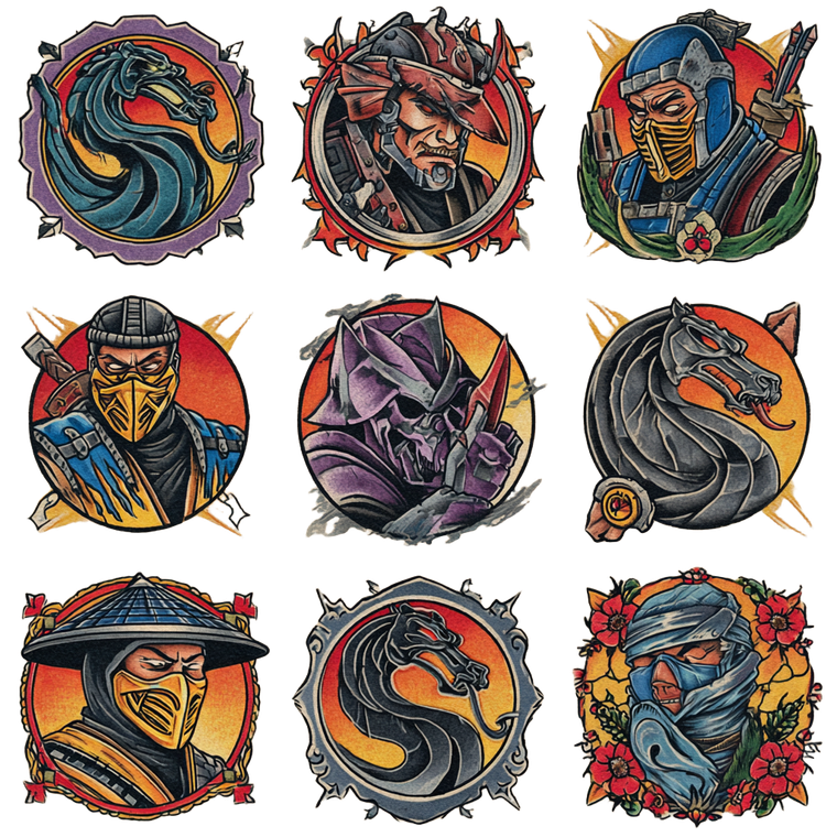 Mortal Kombat Stickers Vinyl Car Decal Sticker – Waterproof & UV-Resistant 3.4133333333333336"