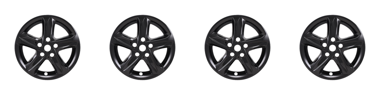 4x Upgrade Your Chevrolet Malibu Wheels | Gloss Black 16 Inch Wheel Skins | Set Of 4 ABS Plastic Skin Covers
