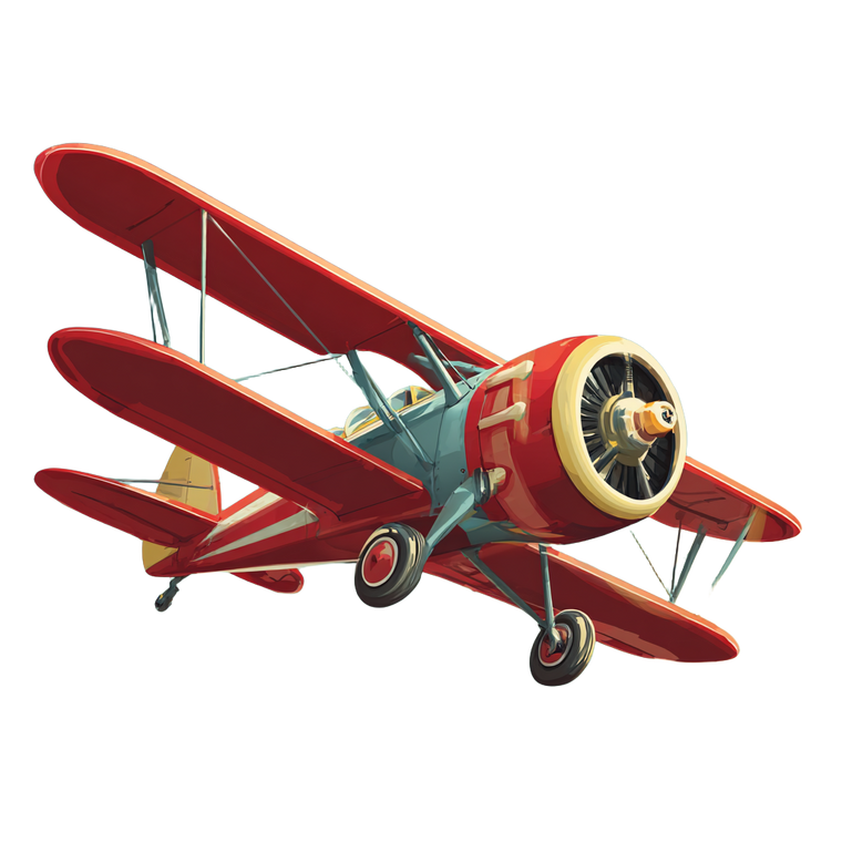 Cartoon Aviator Plane Vinyl Car Decal Sticker – Waterproof & UV-Resistant 6.826666666666667"