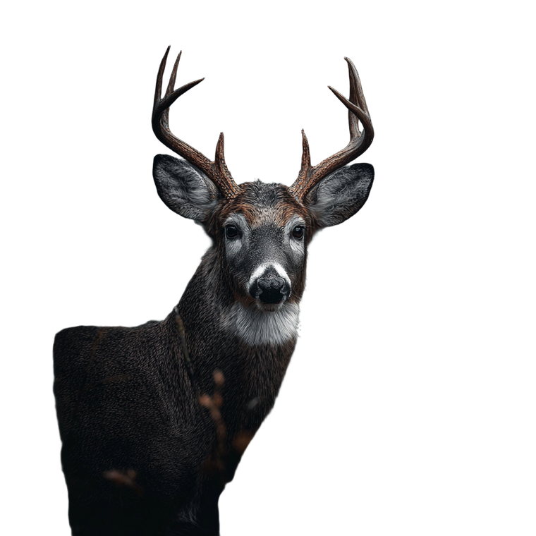 White Tail Deer Vinyl Car Decal Sticker – Waterproof & UV-Resistant 6.826666666666667"