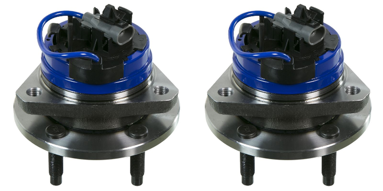 2x Premium Moog Hub Assembly 2004-2012 | G6, Aura, HHR,Malibu | Quad-Lip Seal, Smooth Operation | OE Replacement