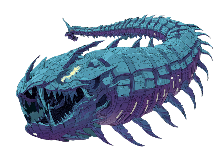 Space Serpent Kaiju Vinyl Car Decal Sticker – Waterproof & UV-Resistant 6.1866666666666665"