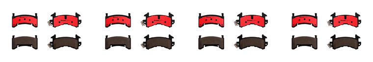 4x Superior Quality Brembo Ceramic Brake Pad Set | Low Dust Formula | Specifically Designed for North American Vehicles