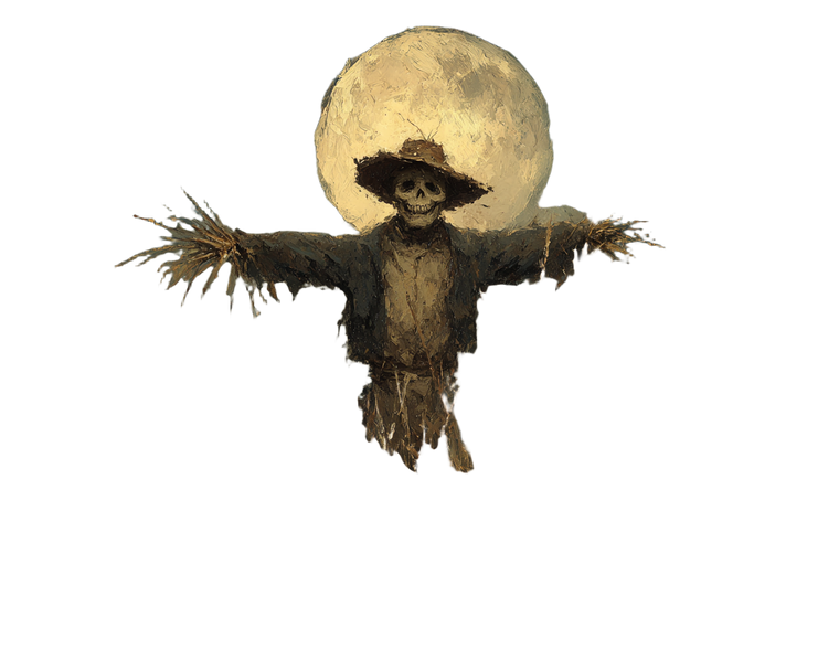 Skeletal Scarecrow Rising Vinyl Car Decal Sticker – Waterproof & UV-Resistant 6.