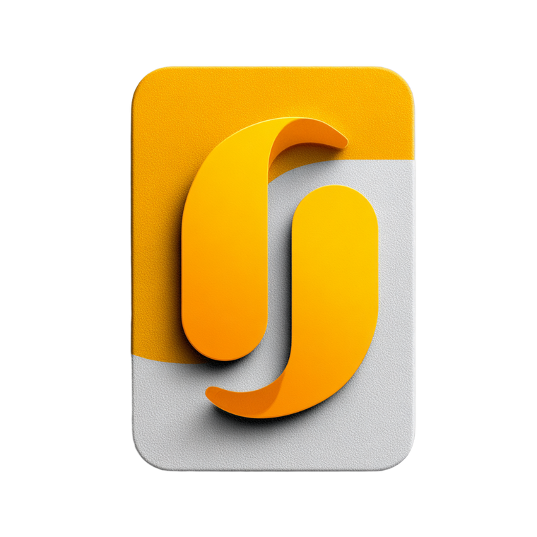 Stylized J Logo V2 Vinyl Car Decal Sticker – Waterproof & UV-Resistant 6.826666666666667"